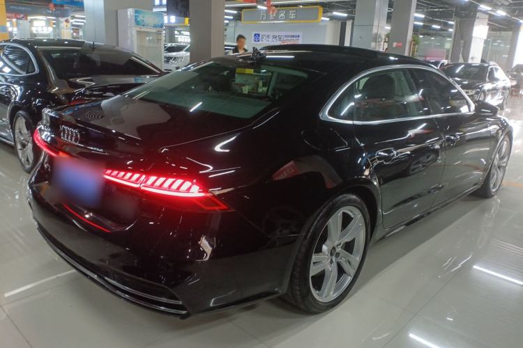 Used Audi A7L 2022 45 TFSI S-line Dream-Building Edition Rear Right 45 Deg