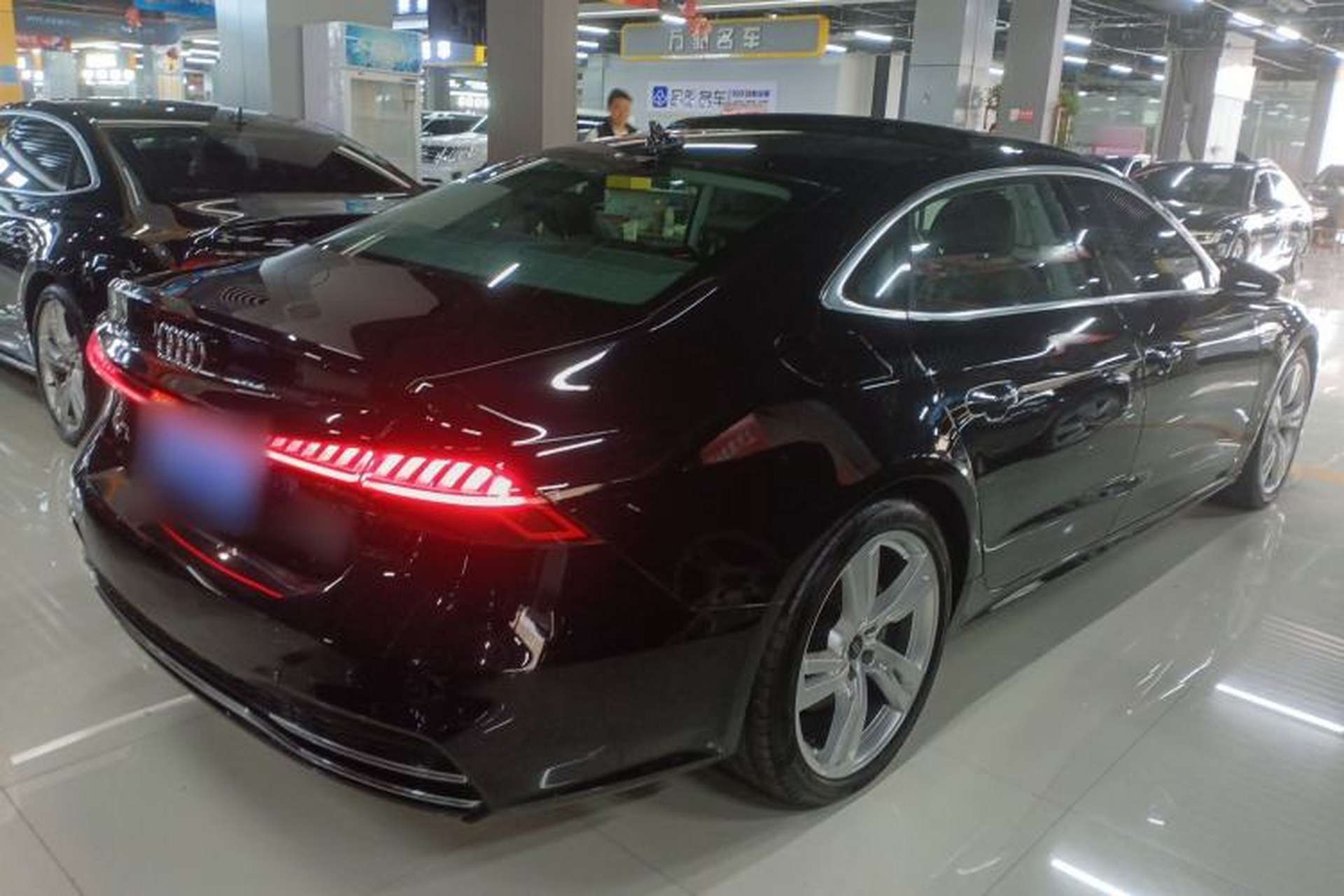 Used Audi A7L 2022 45 TFSI S-line Dream-Building Edition Rear Right 45 Deg