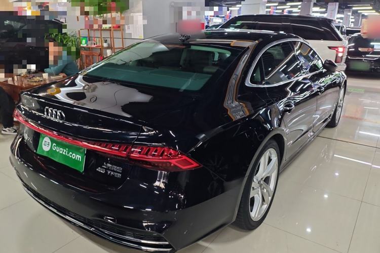 Used Audi A7L 2022 45 TFSI S-line Dream-Building Edition Rear Right 45 Deg