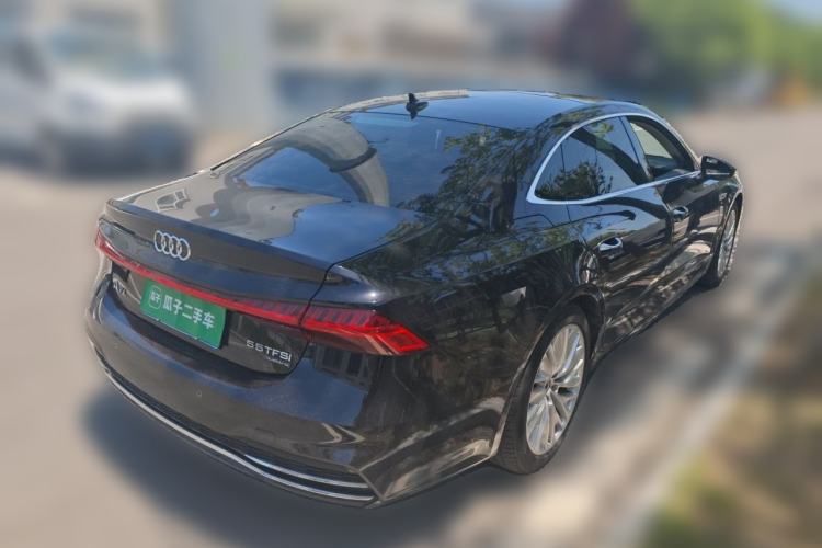 Used Audi A7L 2022 45 TFSI S-line Dream-Building Edition Rear Right 45 Deg