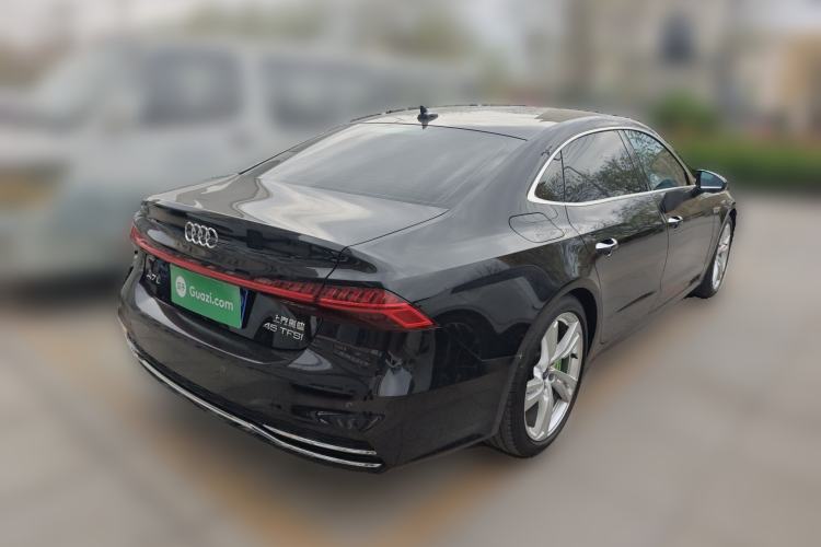 Used Audi A7L 2022 45 TFSI S-line Dream-Building Edition Rear Right 45 Deg