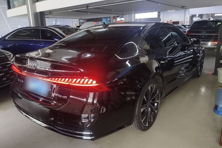 Used Audi A7L 2022 45 TFSI S-line Dream-Building Crystal Flow Package Rear Right 45 Deg
