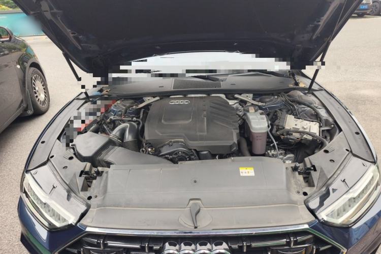 Used Audi A7L 2022 45 TFSI quattro S-line Visionary Crystal Package Engine Bay