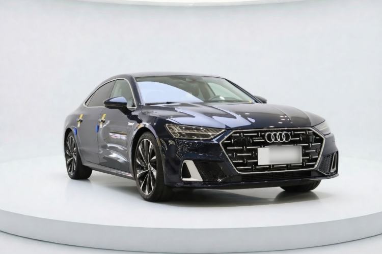 Used Audi A7L 2022 55 TFSI quattro S-line Zhiyuan Crystal Flow Package Exterior 2