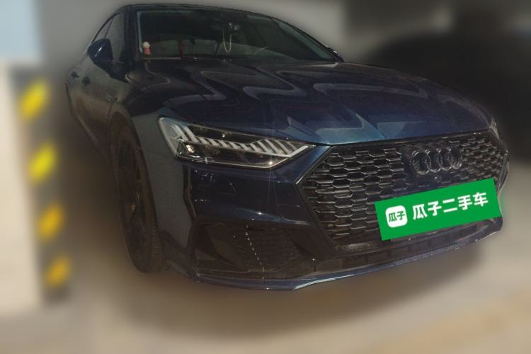 Used Audi A7L 2022 45 TFSI S-line Dream-Building Edition Front Right 45 Deg