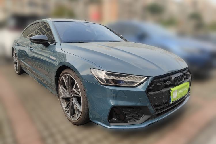 Used Audi A7L 2022 55 TFSI quattro S-line Edition One First Edition Front Right 45 Deg
