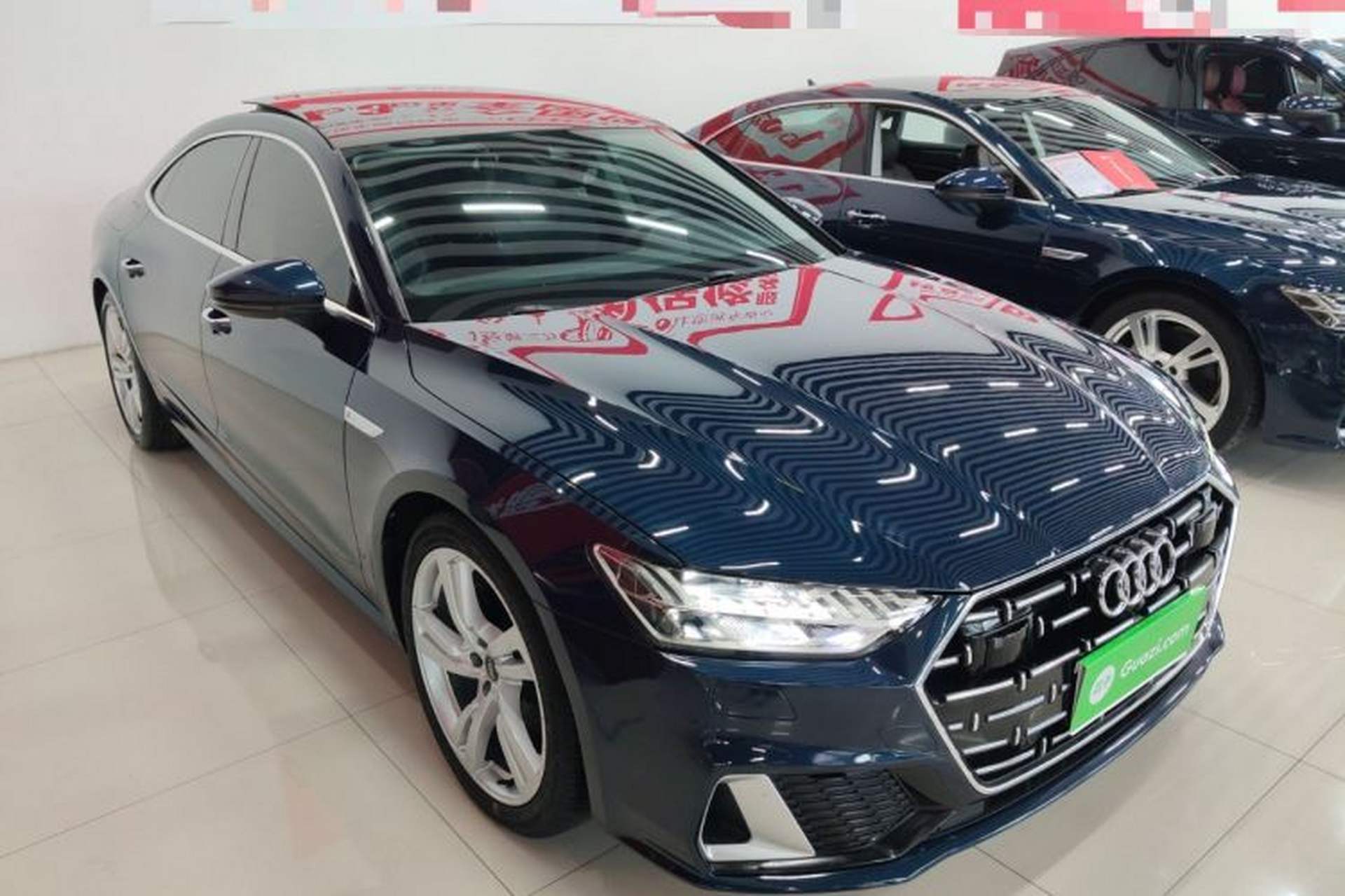 Used Audi A7L 2022 45 TFSI S-line Dream-Building Edition Front Right 45 Deg