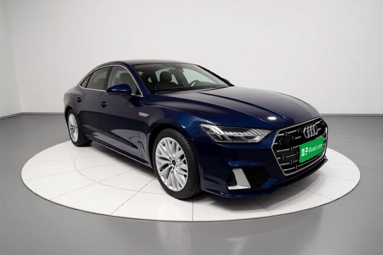 Used Audi A7L 2022 45 TFSI S-line Dream-Building Edition Front Right 45 Deg