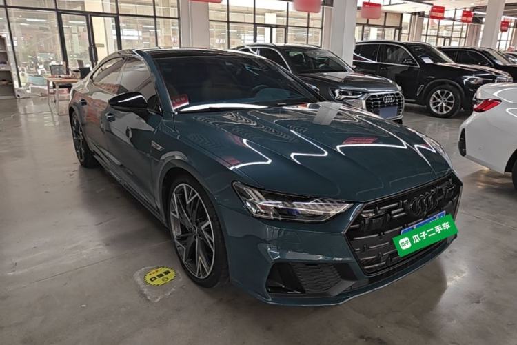 Used Audi A7L 2022 55 TFSI quattro S-line Edition One First Edition Front Right 45 Deg