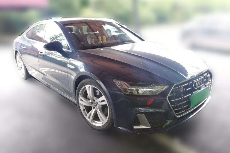 Used Audi A7L 2022 45 TFSI S-line Dream-Building Edition Front Right 45 Deg
