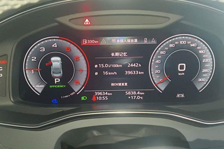 Used Audi A7L 2022 55 TFSI quattro S-line Boundary Edition Crystal Flow Package Instrument Cluster