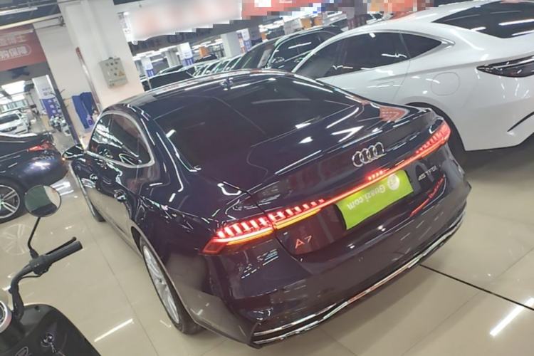Used Audi A7L 2022 45 TFSI S-line Dream-Building Edition Rear Left 45 Deg