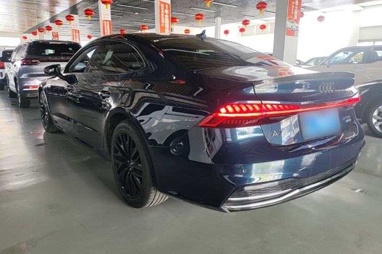 Used Audi A7L 2022 45 TFSI S-line Dream-Building Edition Rear Left 45 Deg