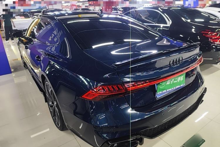 Used Audi A7L 2022 55 TFSI quattro S-line Edition One First Edition Rear Left 45 Deg