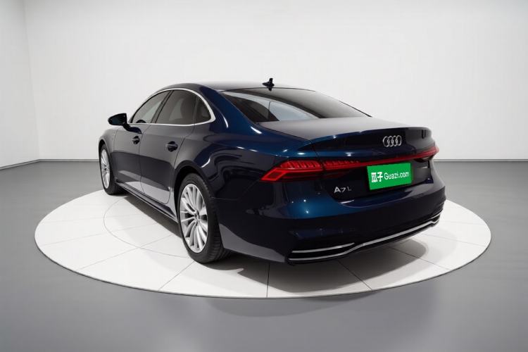Used Audi A7L 2022 45 TFSI S-line Dream-Building Edition Rear Left 45 Deg