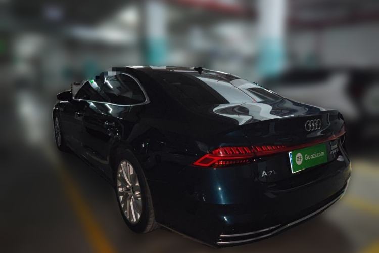 Used Audi A7L 2022 45 TFSI S-line Dream-Building Edition Rear Left 45 Deg