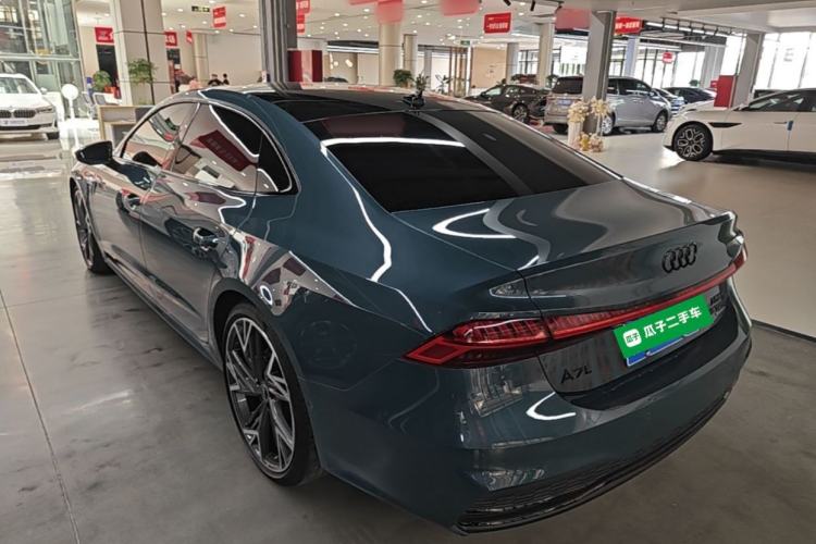 Used Audi A7L 2022 55 TFSI quattro S-line Edition One First Edition Rear Left 45 Deg