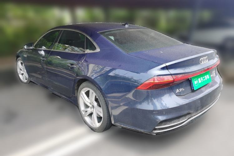Used Audi A7L 2022 45 TFSI S-line Dream-Building Edition Rear Left 45 Deg