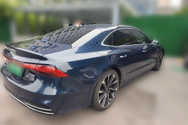 Used Audi A7L 2022 45 TFSI quattro S-line Visionary Crystal Package Rear Right 45 Deg
