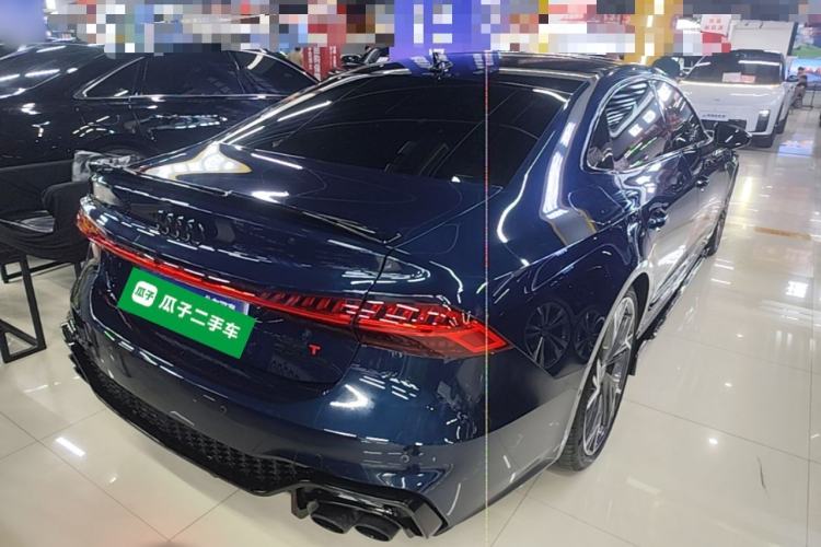 Used Audi A7L 2022 55 TFSI quattro S-line Edition One First Edition Rear Right 45 Deg
