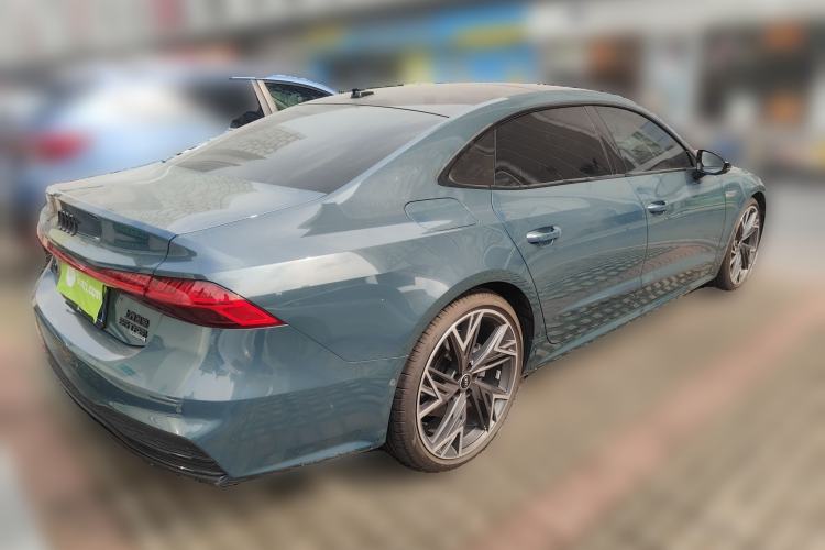 Used Audi A7L 2022 55 TFSI quattro S-line Edition One First Edition Rear Right 45 Deg