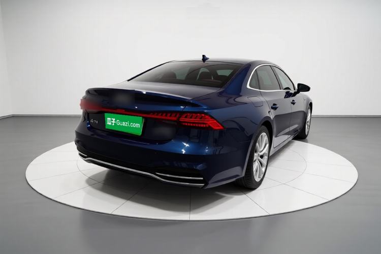 Used Audi A7L 2022 45 TFSI S-line Dream-Building Edition Rear Right 45 Deg