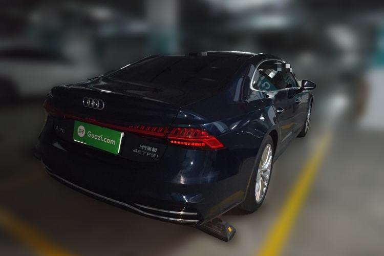 Used Audi A7L 2022 45 TFSI S-line Dream-Building Edition Rear Right 45 Deg