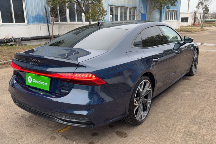 Used Audi A7L 2022 55 TFSI quattro S-line Edition One First Edition Rear Right 45 Deg