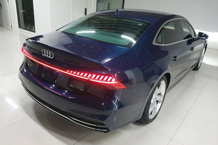 Used Audi A7L 2022 45 TFSI S-line Dream-Building Edition Rear Right 45 Deg