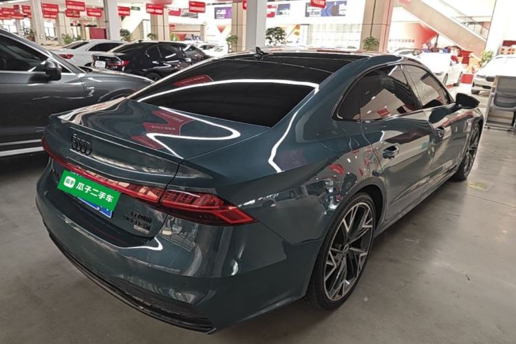 Used Audi A7L 2022 55 TFSI quattro S-line Edition One First Edition Rear Right 45 Deg