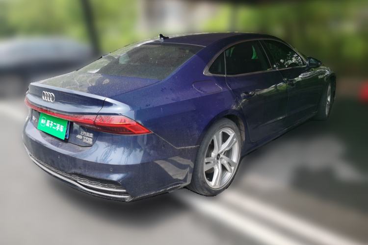 Used Audi A7L 2022 45 TFSI S-line Dream-Building Edition Rear Right 45 Deg