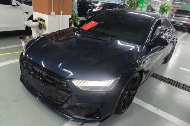 Audi A7L 2022 55 TFSI quattro S-line Zhiyuan Crystal Flow Package de segunda mano