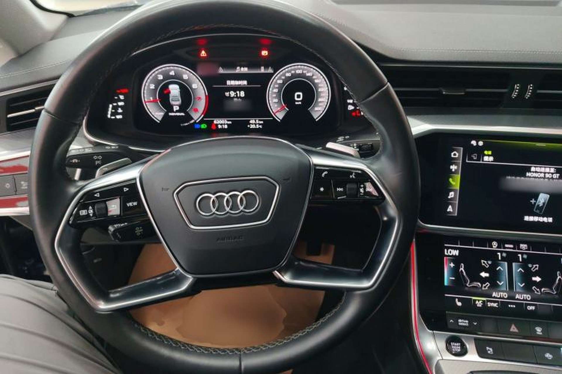 Used Audi A7L 2022 45 TFSI S-line Dream-Building Edition Steering Wheel