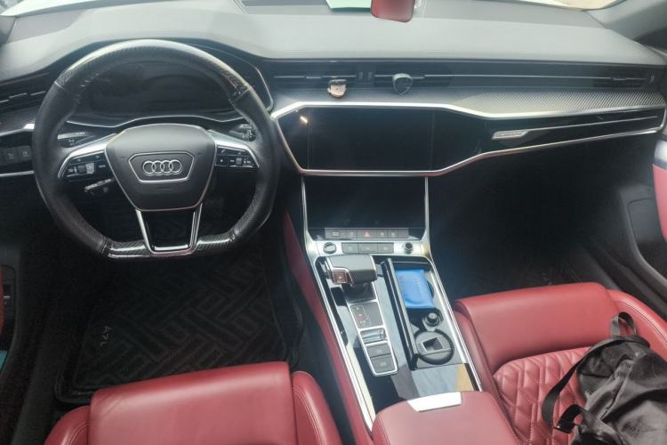 Used Audi A7L 2022 45 TFSI quattro S-line White Mage Edition Center Console