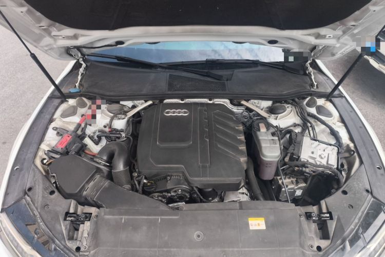Used Audi A7L 2022 45 TFSI quattro S-line White Mage Edition Engine Bay