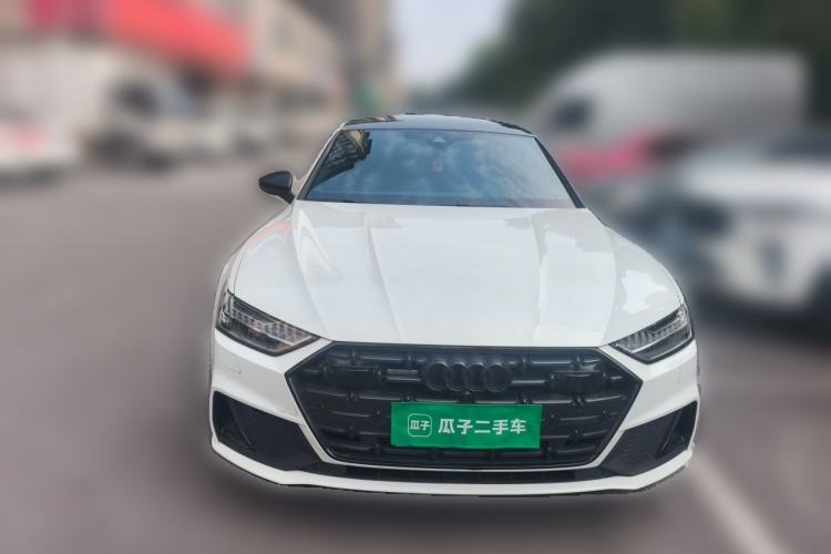Used Audi A7L 2022 45 TFSI quattro S-line White Mage Edition Front