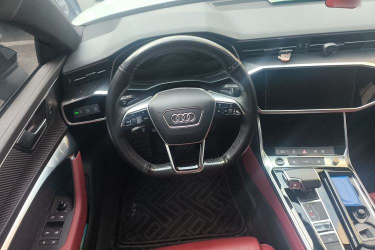 Used Audi A7L 2022 45 TFSI quattro S-line White Mage Edition Steering Wheel