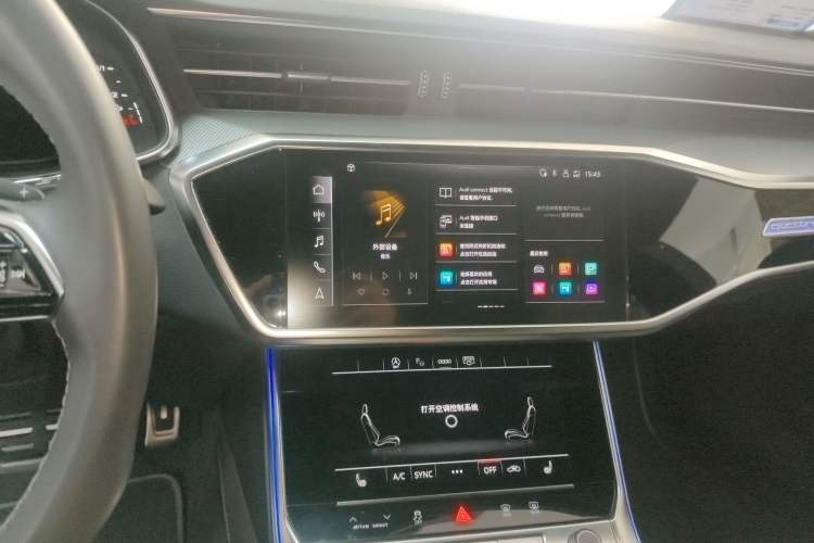 Used Audi A7L 2022 45 TFSI quattro S-line Wind Rider Audio And AC Panel