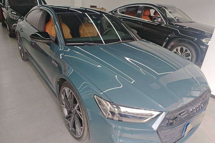 Used Audi A7L 2022 55 TFSI quattro S-line Edition One First Edition Front Right 45 Deg