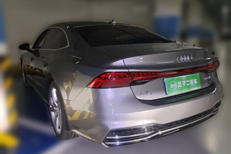 Used Audi A7L 2022 45 TFSI quattro S-line Visionary Crystal Package Rear Left 45 Deg