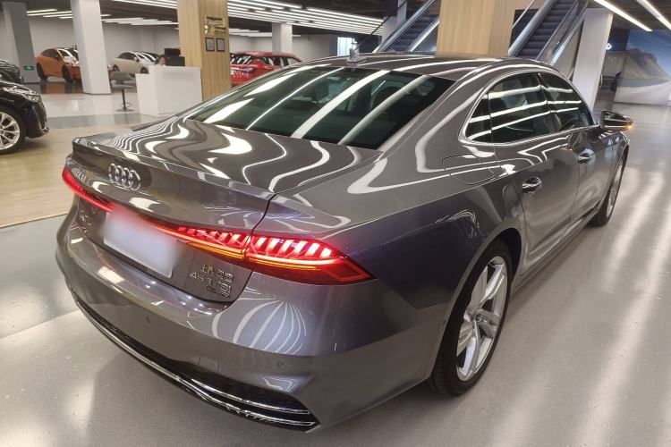 Used Audi A7L 2022 45 TFSI quattro S-line Visionary Crystal Package Rear Right 45 Deg