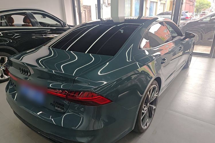Used Audi A7L 2022 55 TFSI quattro S-line Edition One First Edition Rear Right 45 Deg