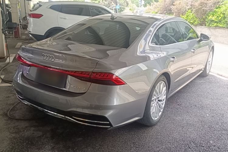 Used Audi A7L 2022 45 TFSI S-line Dream-Building Crystal Flow Package Rear Right 45 Deg