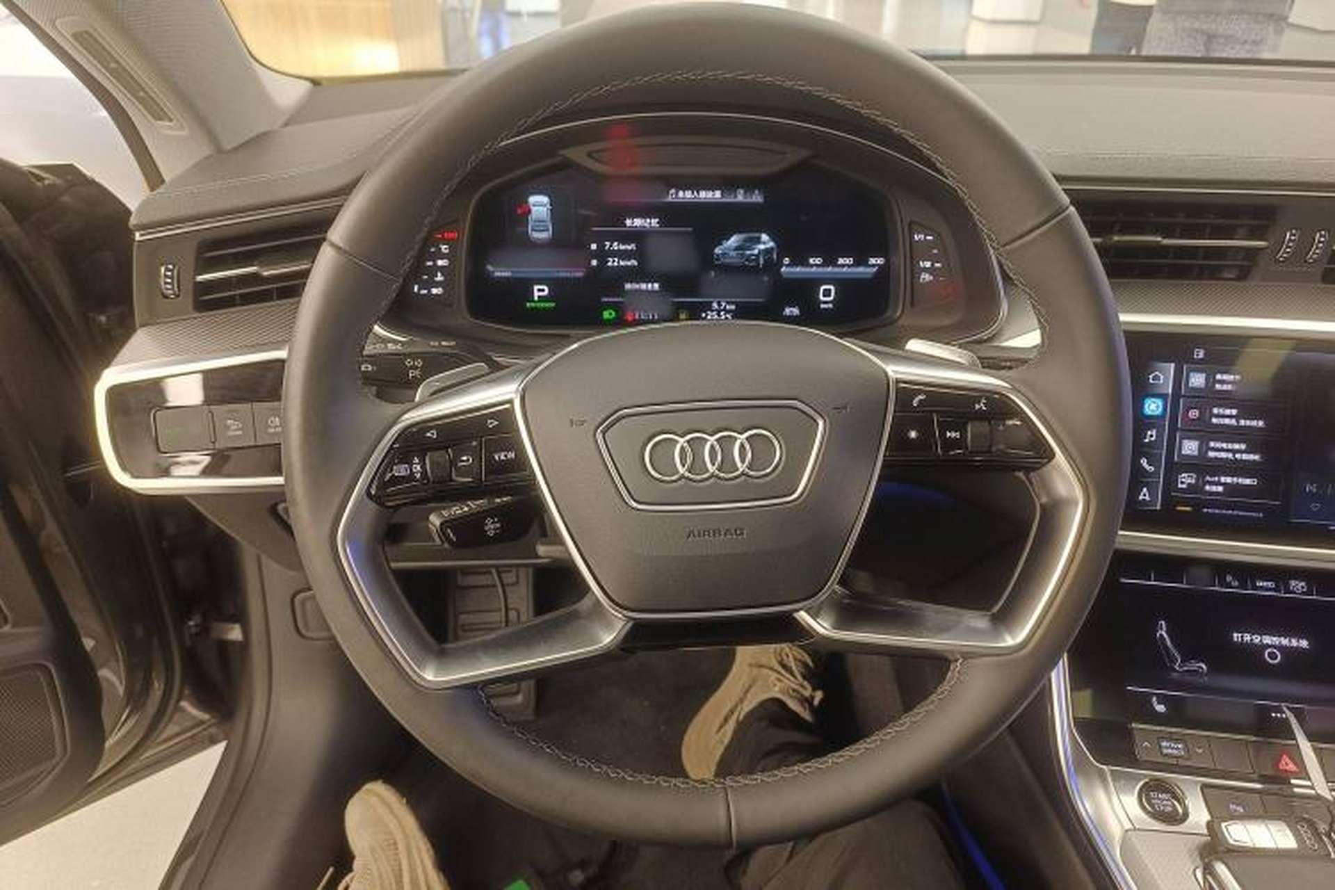 Used Audi A7L 2022 45 TFSI quattro S-line Visionary Crystal Package Steering Wheel