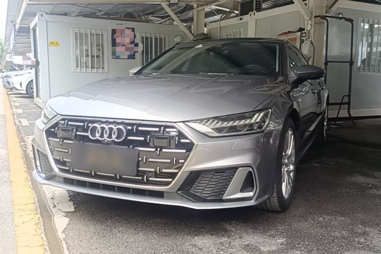 Used Audi A7L 2022 45 TFSI S-line Dream-Building Crystal Flow Package Guazi used car, China used car export, Used car for sale, Used cars, Cheapest cars for sale