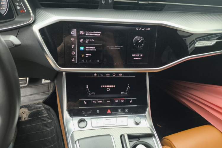 Used Audi A7L 2022 55 TFSI quattro S-line Edition One First Edition Audio And AC Panel