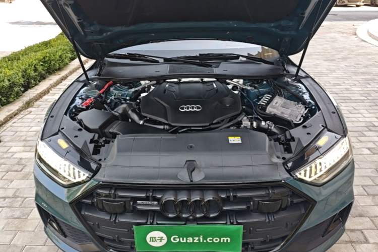 Used Audi A7L 2022 55 TFSI quattro S-line Edition One First Edition Engine Bay