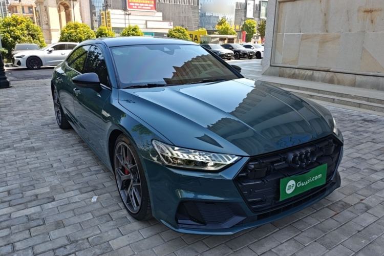 Used Audi A7L 2022 55 TFSI quattro S-line Edition One First Edition Front Right 45 Deg