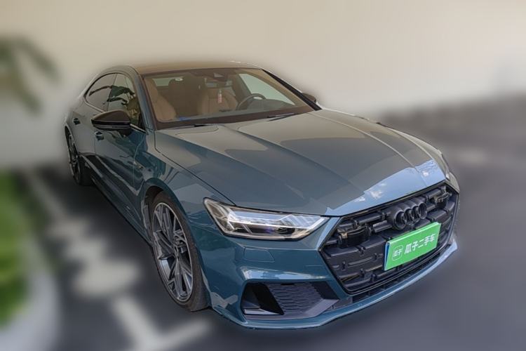 Used Audi A7L 2022 55 TFSI quattro S-line Edition One First Edition Front Right 45 Deg
