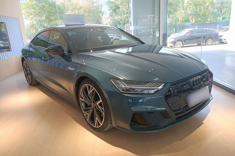 Used Audi A7L 2022 55 TFSI quattro S-line Edition One First Edition Front Right 45 Deg